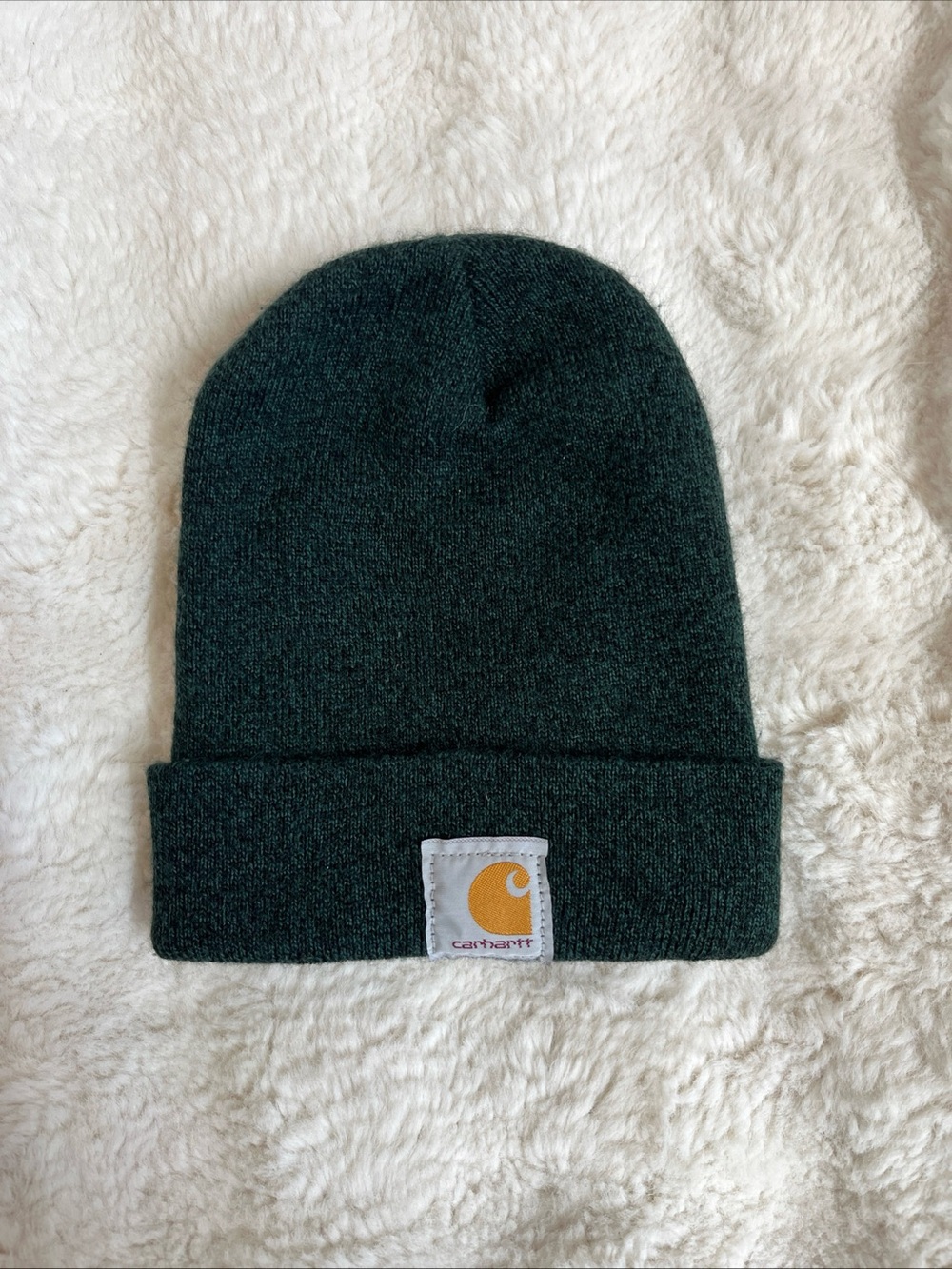 Carhartt Forest Green Knit Cuffed Beanie